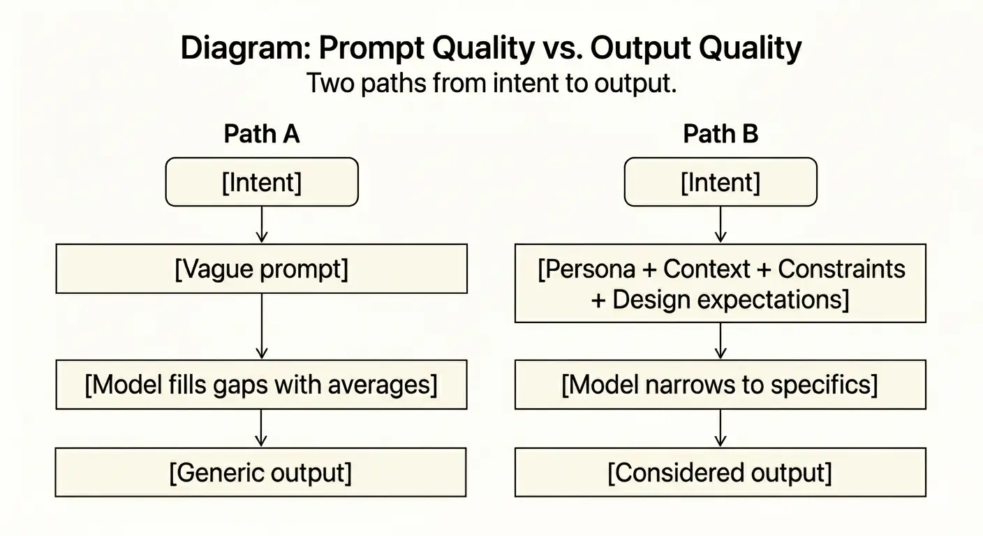 Prompt Quality vs. Output Quality